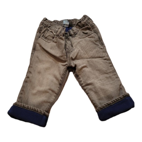 Kids Gap Fleece Lined GREY Jeans - Picture 1 of 3